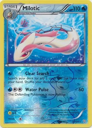 Dragons Exalted Milotic #28/124 reverse holo